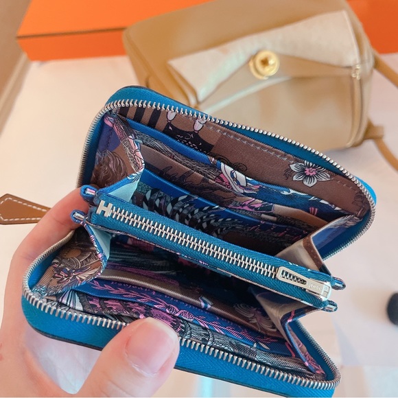 Authentic｜Hermes Silk'In Compact wallet - Picture 3 of 6